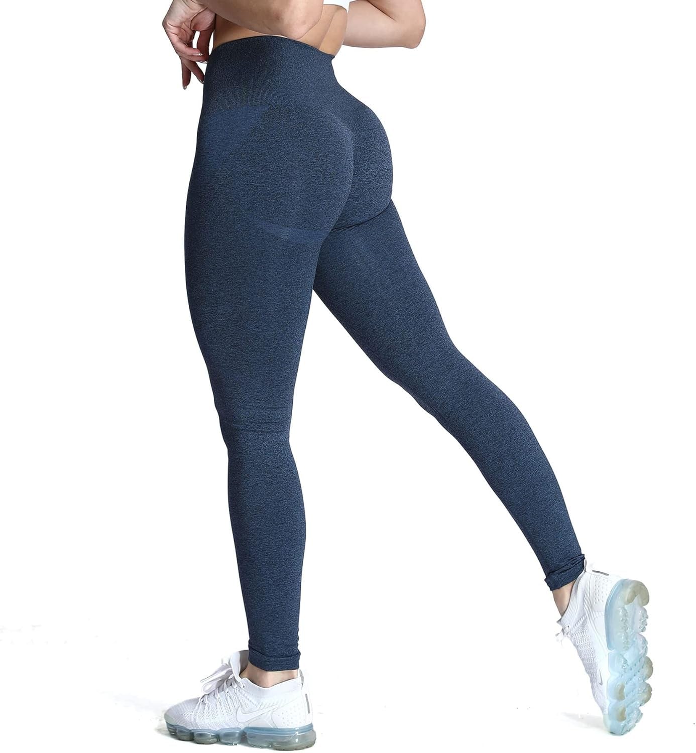 Workout Seamless Leggings for Women Smile Contour High Waisted Gym Yoga Pants Tights