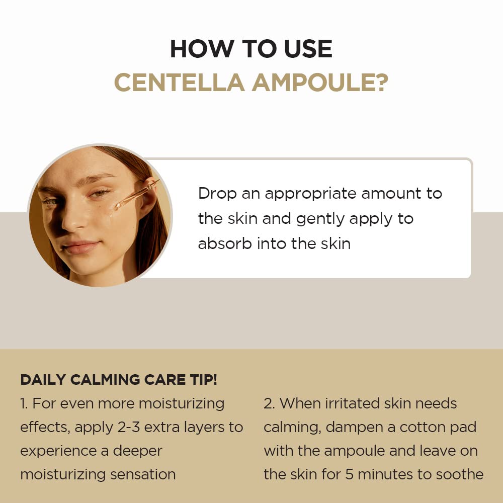 Madagascar Centella Asiatica Ampoule Facial Serum 3.38 Fl.Oz(100Ml)