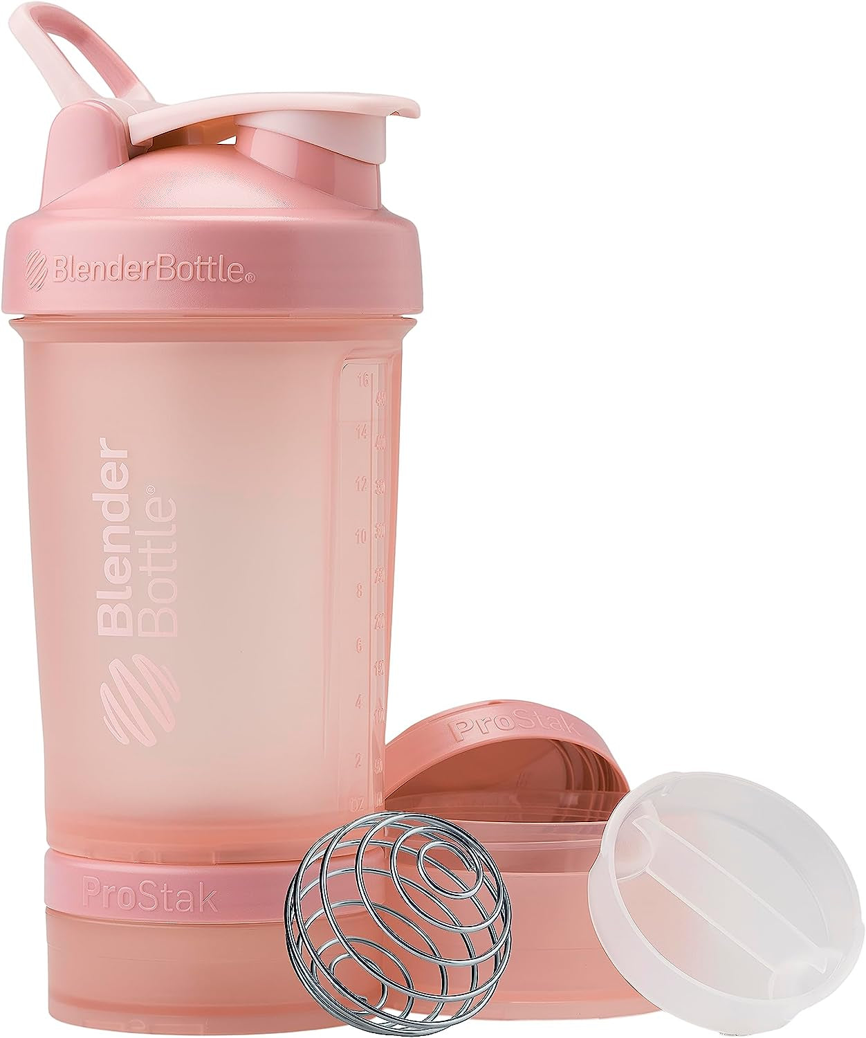 Shaker Bottle with Pill Organizer and Storage for Protein Powder